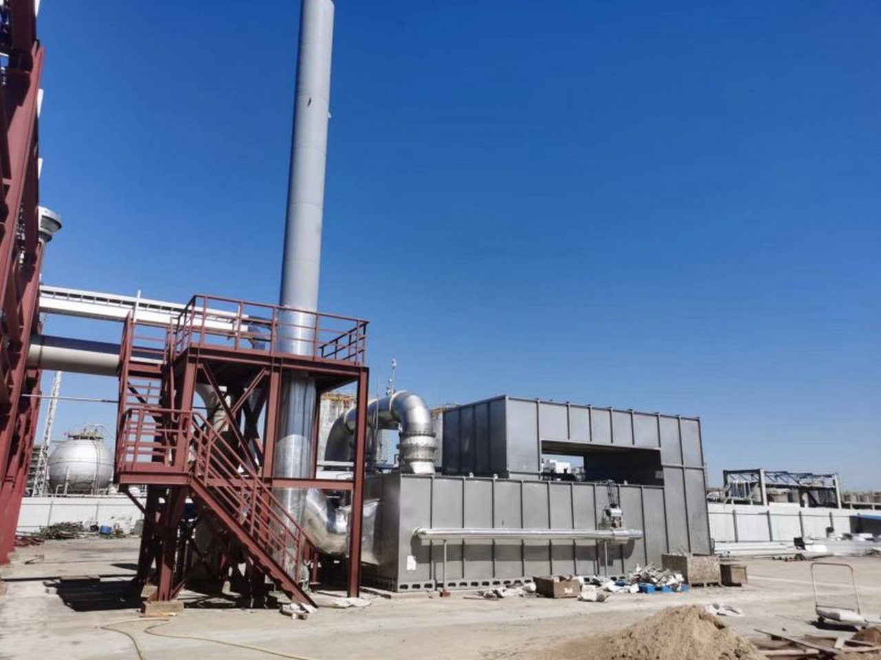 江蘇鐘山化工有限公司 15000風(fēng)量防爆催化燃燒